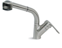 Everest Pull-Out Kitchen Faucet with 45 degree Lever Handle