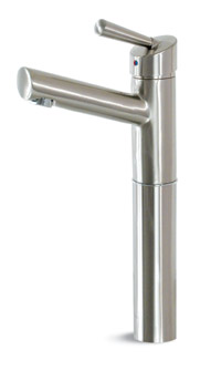 Neptune Single Hole Vessel Faucet with Pop-Up Assembly
