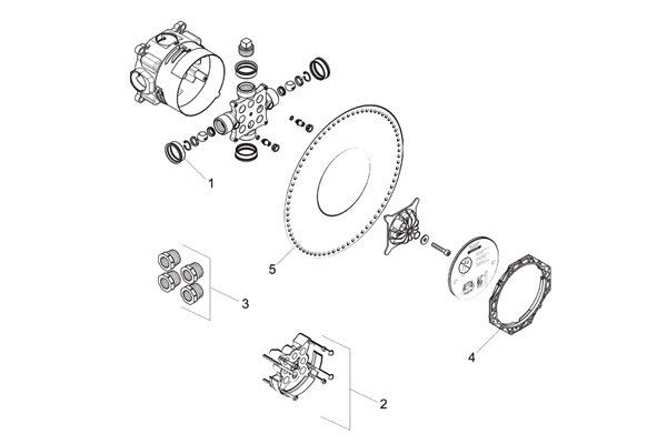 Hansgrohe 01850181 iBox Universal Plus Parts
